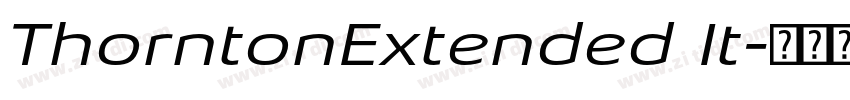 ThorntonExtended It字体转换 ThorntonExtended It字体转换